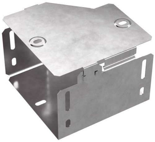 Переходник правый для лотка с крышкой Промрукав Стандарт 150х100х100 фото Переходник правый для лотка с крышкой Промрукав Стандарт 150х100х100 картинка